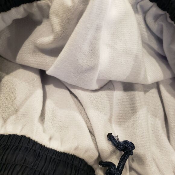 Tommy Sports Waterproof Nylon PU Coated Track Pants Zip Legs EUC Large Lined - Picture 7 of 7